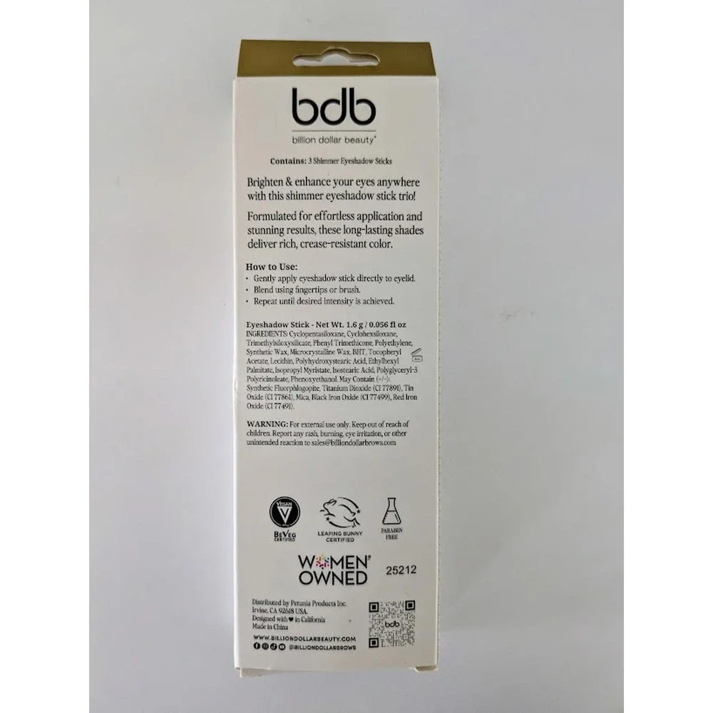 bdb (billion dollar beauty) new box